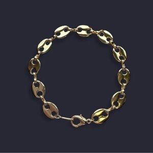 Vintage Gold Mariner Link Bracelet
